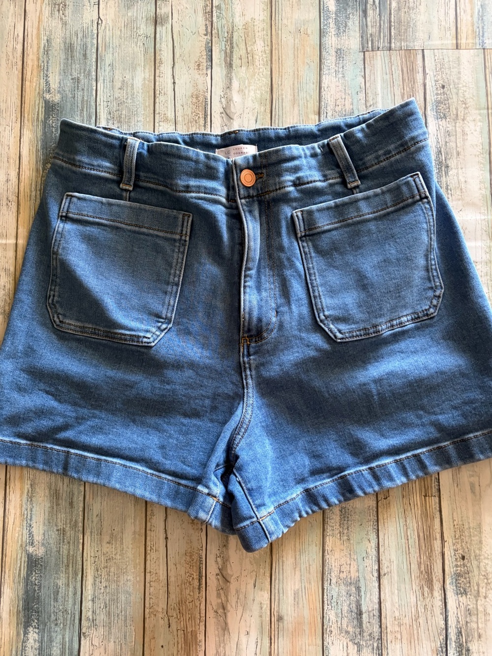 LC Lauren Conrad The Super High Rise Wildflower Shorts - Picture 2 of 9